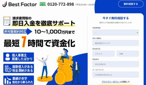 ベストファクターのファクタリング